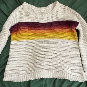 Cropped Knitted Sweater